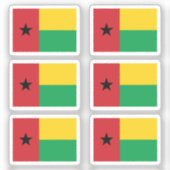 Collectie van Guinee-Bissau 6 Sticker (Voorkant)