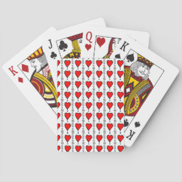 collectie van het haardpatroon pokerkaarten
