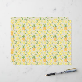 Collectie van het mandje voor fruit - ananassen