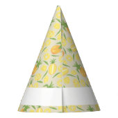 Collectie van het mandje voor fruit - ananassen feesthoedjes (Achterkant)