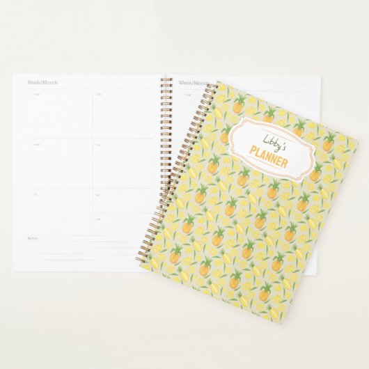 Collectie van het mandje voor fruit - ananassen planner (Display)