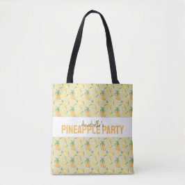 Collectie van het mandje voor fruit - ananassen tote bag