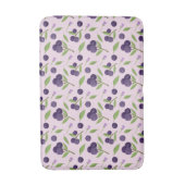 Collectie van het mandje voor fruit - Blauwe besse Badmat (Voorkant Verticaal)