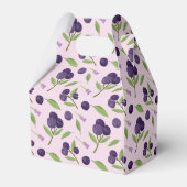 Collectie van het mandje voor fruit - Blauwe besse Bedankdoosjes (Achterkant)