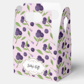 Collectie van het mandje voor fruit - Blauwe besse Bedankdoosjes (Geopend)