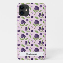 Collectie van het mandje voor fruit - Blauwe besse Case-Mate iPhone Case