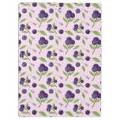 Collectie van het mandje voor fruit - Blauwe besse Klembord (Achterkant)