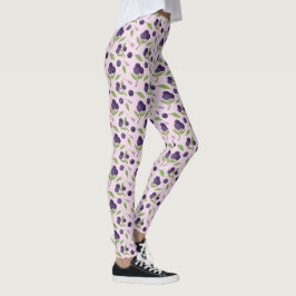 Collectie van het mandje voor fruit - Blauwe besse Leggings
