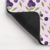 Collectie van het mandje voor fruit - Blauwe besse Muismat (Hoek)