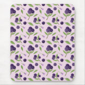 Collectie van het mandje voor fruit - Blauwe besse Muismat (Voorkant)