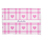 Collectie van het moderne roze hart kussensloop (Voorkant)