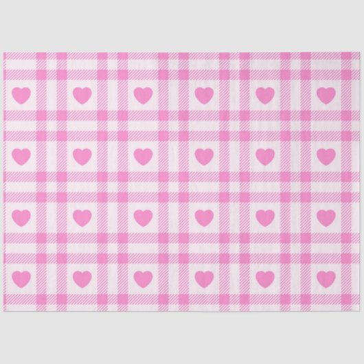 Collectie van het moderne roze hart tissuepapier (Voorkant)