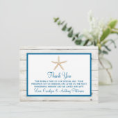 Collectie van het strand van het strand van de Sta Bedankkaart (Staand voorkant)