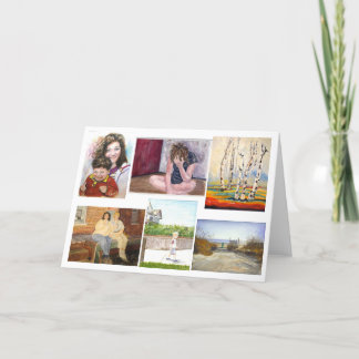 Collectie van het wenskaart van het Kunstwerk (2) Kaart