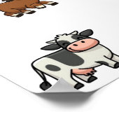 Collectie van huisdieren poster (Hoek)