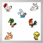 Collectie van huisdieren poster (Voorkant)