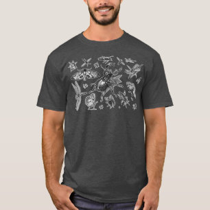 Collectie van insecten insecten kever entomologie t-shirt