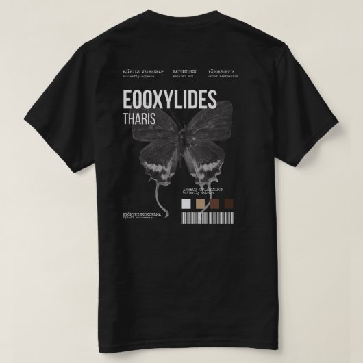 COLLECTIE VAN INSECTEN T-SHIRT (Design achterkant)