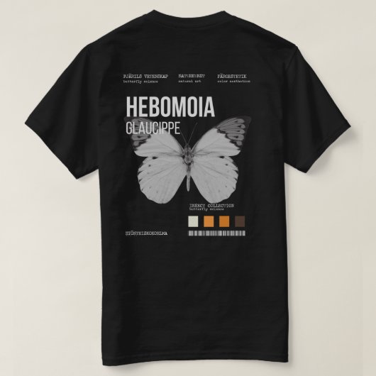COLLECTIE VAN INSECTEN T-SHIRT (Design achterkant)
