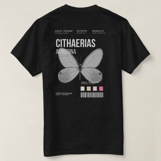 COLLECTIE VAN INSECTEN T-SHIRT (Design achterkant)