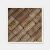 Collectie van Italiaanse wijnkurk Servet (Voorkant)