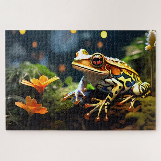 Collectie van Jigsaw Puzzle Frogs Costa Rica Legpuzzel (Horizontaal)
