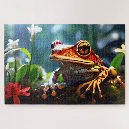 Collectie van Jigsaw Puzzle Frogs van Costa Rica Legpuzzel (Horizontaal)