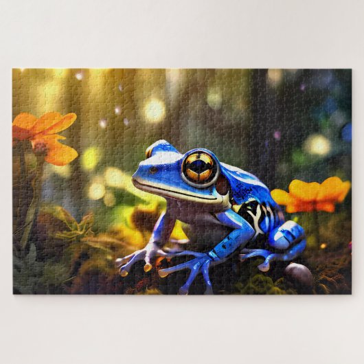 Collectie van Jigsaw Puzzles Frogs Costa Rica Legpuzzel (Horizontaal)