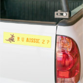 Collectie van Kangaroo Bumpersticker (Op Truck)