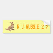 Collectie van Kangaroo Bumpersticker (Voorkant)