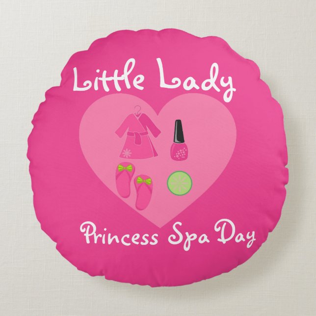 Collectie van kinderdepressie rond kussen (Voorkant)