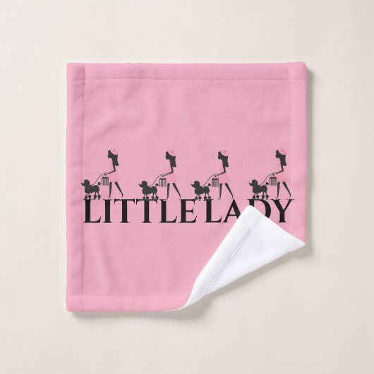 Collectie van kinderexpressie bad handdoek (Wasdoekje)