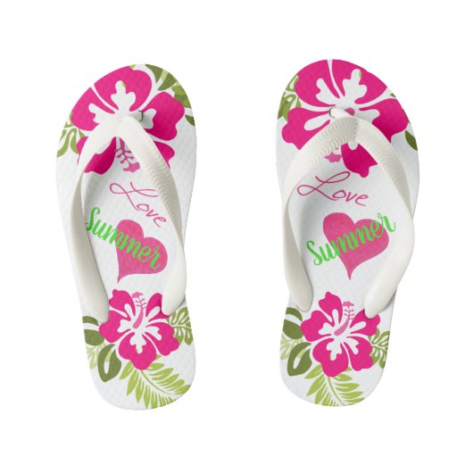 Collectie van kinderexpressie kinder teenslippers (Voetbed)