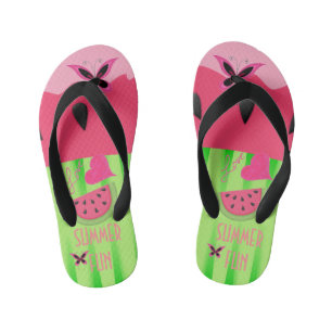 Collectie van kinderexpressie kinder teenslippers