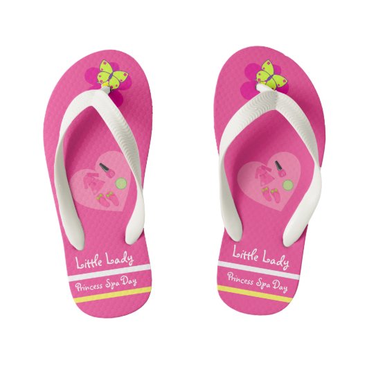 Collectie van kinderexpressie kinder teenslippers (Voetbed)