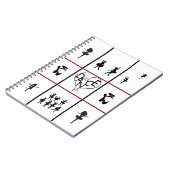 Collectie van kinderexpressie notitieboek (Linkerzijde)