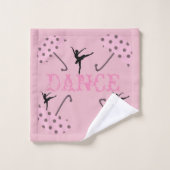 Collectie van kinderuitdrukking - meisje bad handdoek (Wasdoekje)