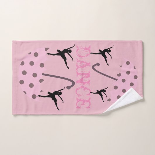 Collectie van kinderuitdrukking - meisje bad handdoek (Handdoek)