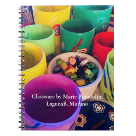 COLLECTIE VAN KLEINE GLASSEN UIT LagunaB, RAINBOW; Notitieboek