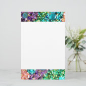 Collectie van kleurrijke kralen briefpapier (Staand voorkant)