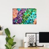 Collectie van kleurrijke kralen poster (Thuiskantoor)