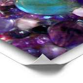 Collectie van kleurrijke kralen poster (Hoek)