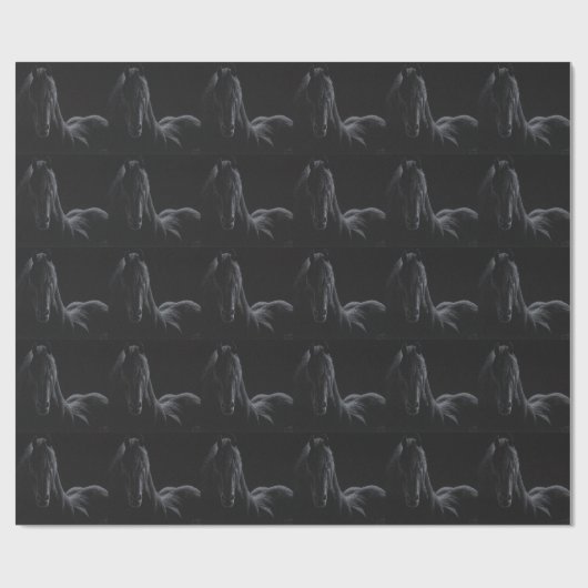 Collectie van Knight Horse Cadeaupapier (Vlak)