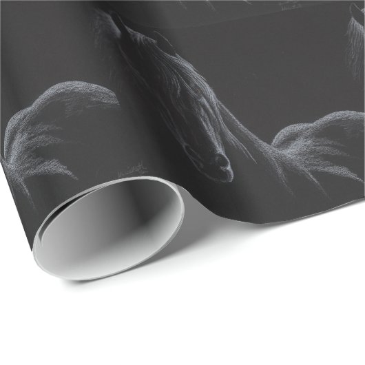 Collectie van Knight Horse Cadeaupapier (Rol Hoek)