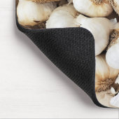 Collectie van knoflook, vers muismat (Hoek)