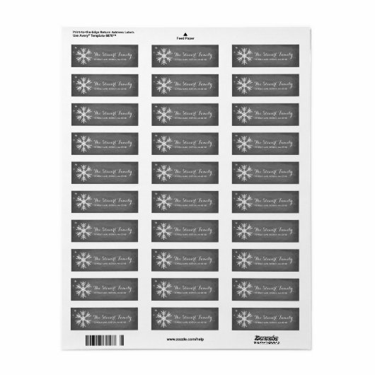 Collectie van koudplankjes etiket (Full Sheet)