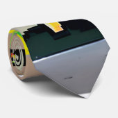 Collectie van Lazerz Signature (roze Rose Graffiti Stropdas (Opgerold)