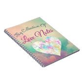 Collectie van Love Notes Notitieboek (Rechterzijde)