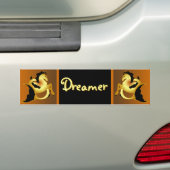 Collectie van magische Zeeen Bumpersticker (Op auto)