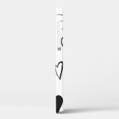 Collectie van met de hand getrokken harten, geïsol Case-Mate iPhone case (Achterkant / Links)